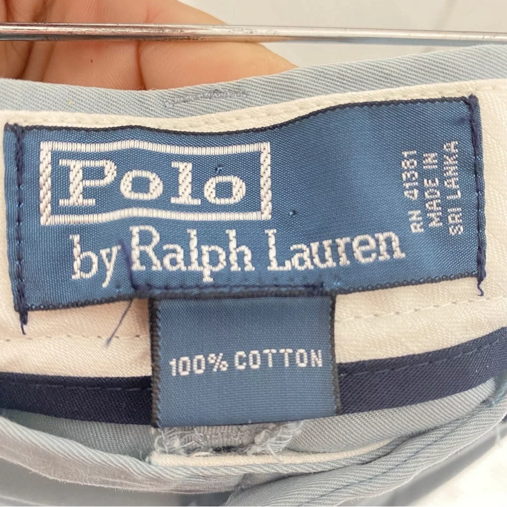 Polo Ralph Lauren Classic Fit 5" inch Inseam 10” Chino Shorts Size 38 - Picture 6 of 10